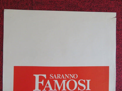 SARANNO FAMOSI / Fame ITALIAN LOCANDINA (27.5"x13.5") POSTER ALAN PARKER 1980 - Rendezvous Cinema