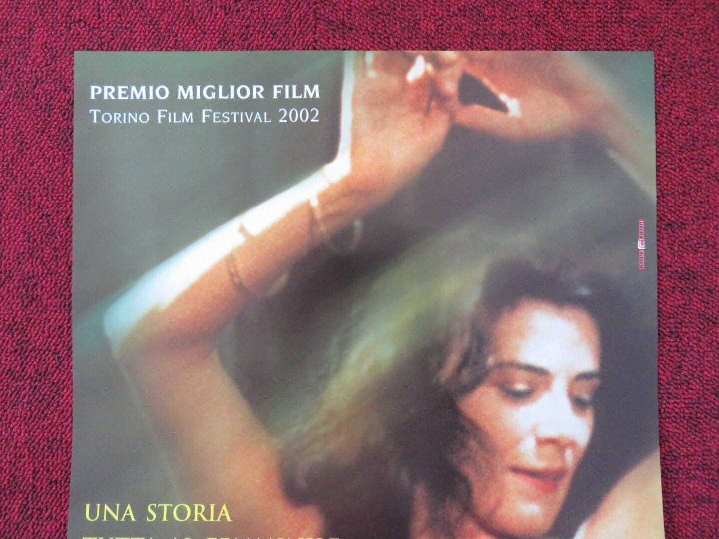 SATIN ROUGE ITALIAN LOCANDINA (25.5"x12.5") POSTER HIAM ABBASS MAHER KAMOUN '02 Rendezvous Cinema Movie posters