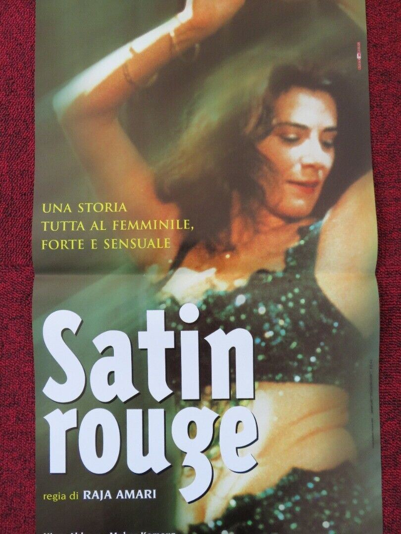SATIN ROUGE ITALIAN LOCANDINA (25.5"x12.5") POSTER HIAM ABBASS MAHER KAMOUN '02 Rendezvous Cinema Movie posters