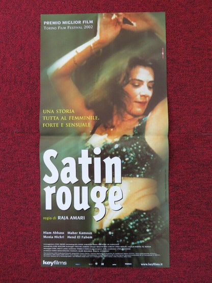 SATIN ROUGE ITALIAN LOCANDINA (25.5"x12.5") POSTER HIAM ABBASS MAHER KAMOUN '02 Rendezvous Cinema Movie posters