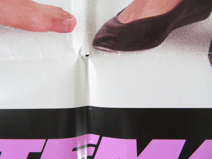 SATISFACTION FOLDED US ONE SHEET POSTER JUSTINE BATEMAN LIAM NEESON 1988 Rendezvous Cinema Movie posters