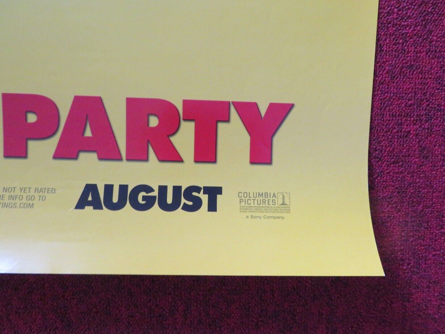 SAUSAGE PARTY US ONE SHEET ROLLED POSTER ALISTAIR ABELL IRIS APATOW 2016 Movie posters