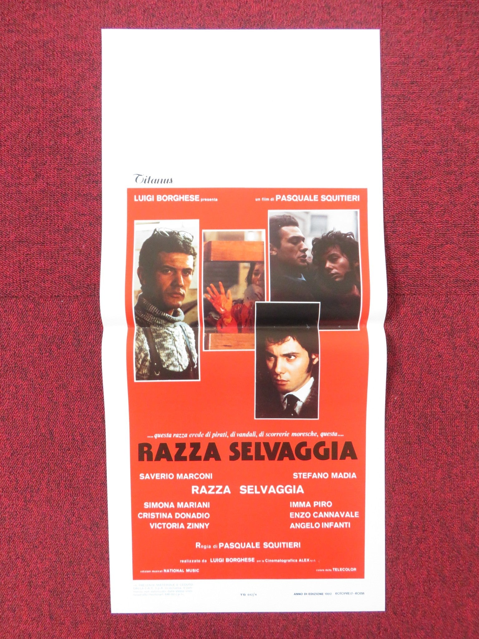 SAVAGE BREED ITALIAN LOCANDINA POSTER SAVERIO MARCONI STEFANO MADIA 1980 Rendezvous Cinema Movie posters
