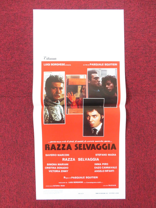 SAVAGE BREED ITALIAN LOCANDINA POSTER SAVERIO MARCONI STEFANO MADIA 1980 Rendezvous Cinema Movie posters
