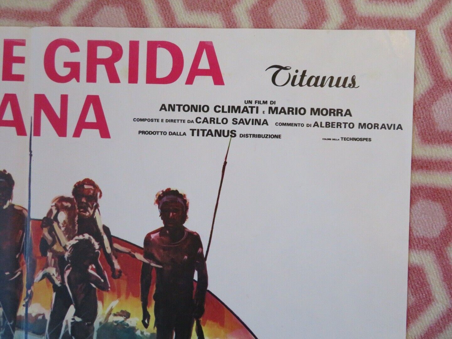 Savage Man Savage Beast (27"X 39") ITALIAN ROLLED POSTER 1975 ANTONIO CLIMATI - Rendezvous Cinema