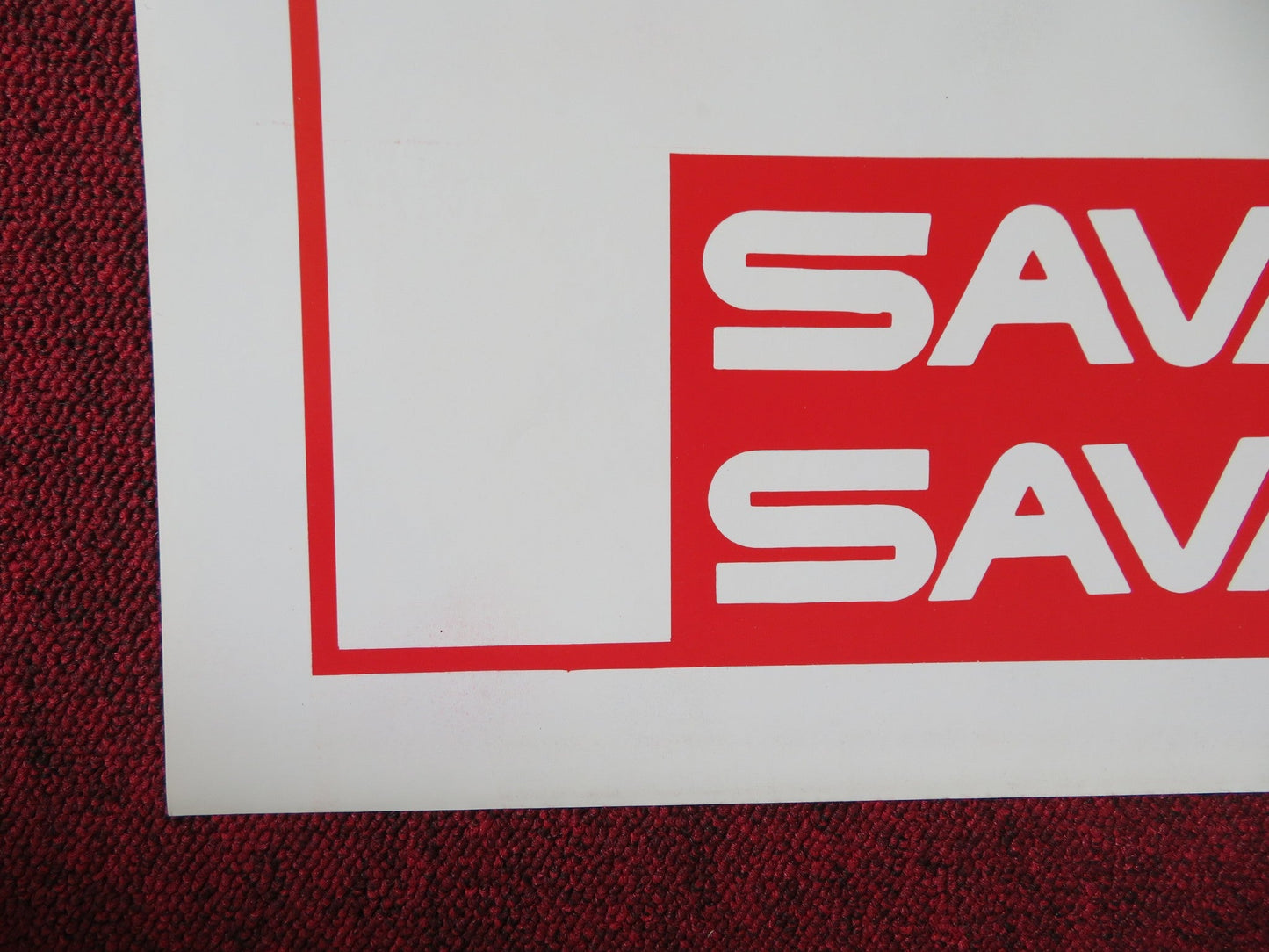 SAVAGE MAN SAVAGE BEAST US TRI FOLDED ONE SHEET ROLLED POSTER G.RINALDI 1975 Rendezvous Cinema Movie posters