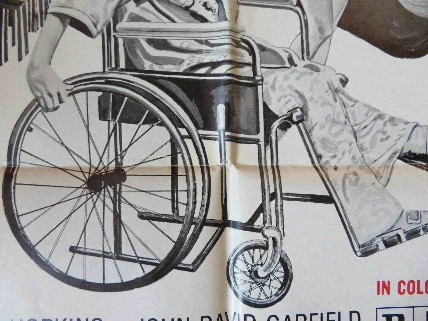 SAVAGE MIRROR /Hollywood Horror House FOLDED US ONE SHEET POSTER M HOPKINS 1970 Movie posters