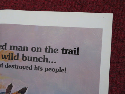 SAVAGE RED, OUTLAW WHITE FOLDED US ONE SHEET POSTER ROBERT PADILLA 1975 Rendezvous Cinema Movie posters