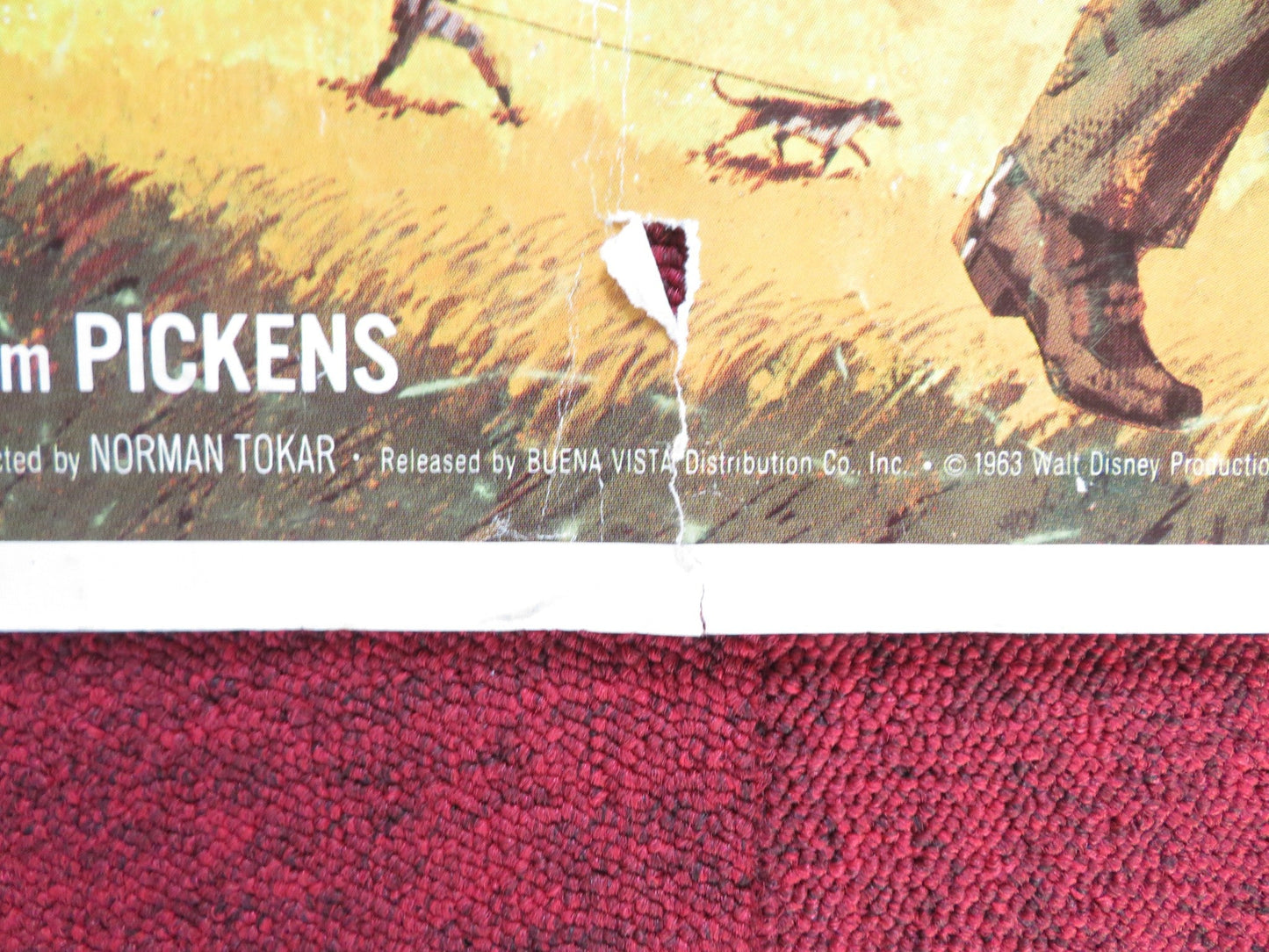 SAVAGE SAM US HALF SHEET (22"x 28") POSTER DISNEY BRIAN KEITH TOMMY KIRK 1963 Rendezvous Cinema Movie posters