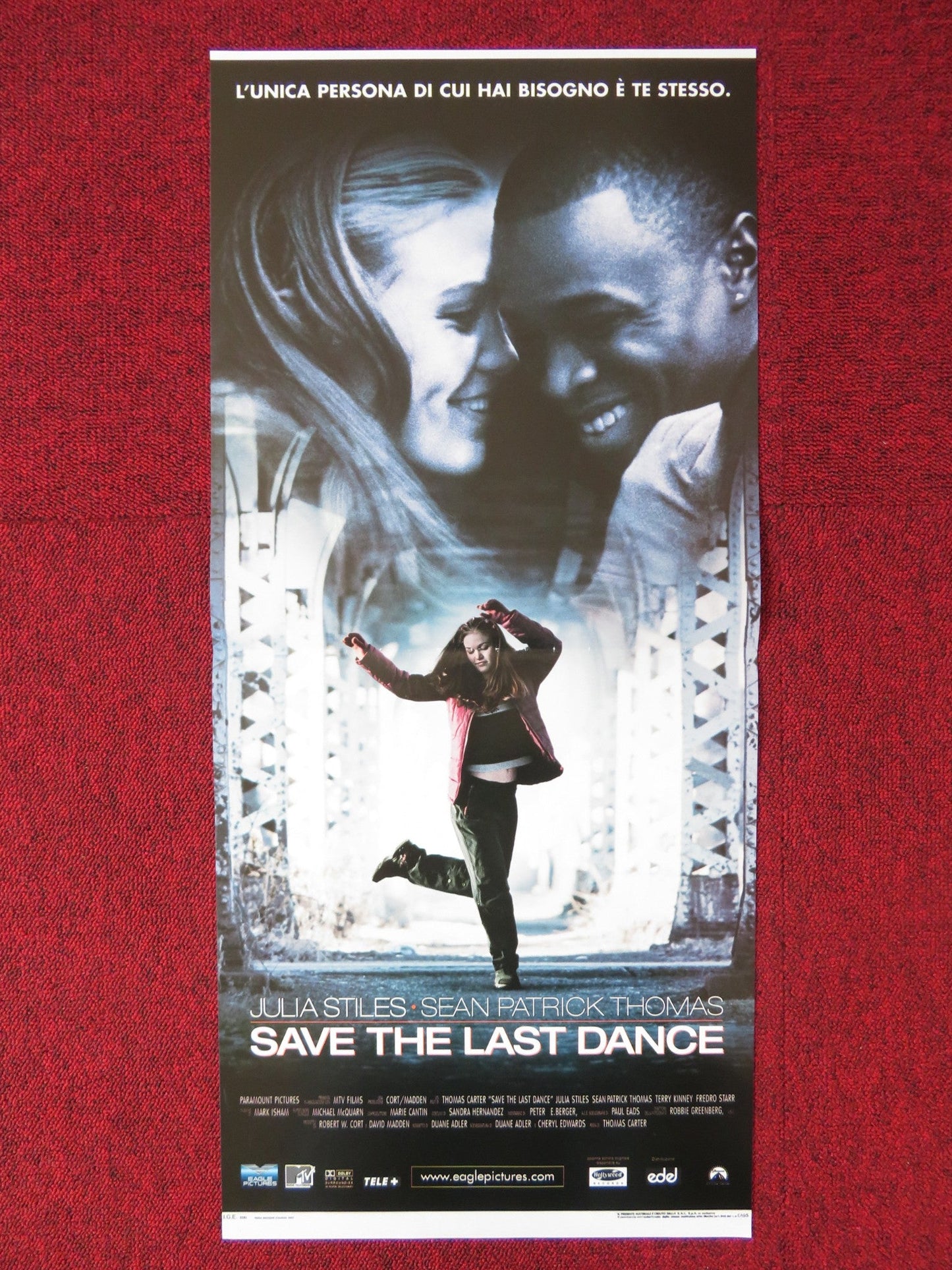 SAVE THE LAST DANCE ITALIAN LOCANDINA POSTER JULIA STILES SEAN P. THOMAS 2001 Rendezvous Cinema Movie posters