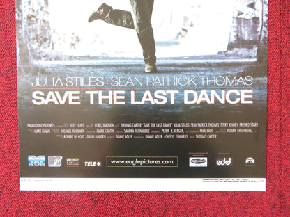 SAVE THE LAST DANCE ITALIAN LOCANDINA POSTER JULIA STILES SEAN P. THOMAS 2001 Rendezvous Cinema Movie posters