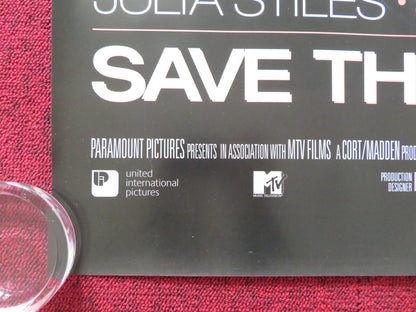 SAVE THE LAST DANCE UK QUAD (30"x 40") ROLLED POSTER JULIA STILES 2001 Rendezvous Cinema Movie posters