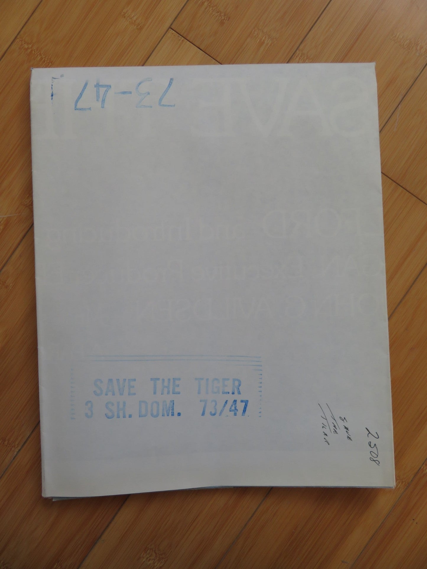 SAVE THE TIGER US 3 SHEET POSTER JACK LEMMON JACK GILFORD 1973 Rendezvous Cinema Movie posters