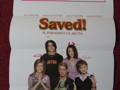 SAVED ITALIAN LOCANDINA (27.5"x13") POSTER MACAULAY CULKIN MANDY MOORE 2004 Movie posters
