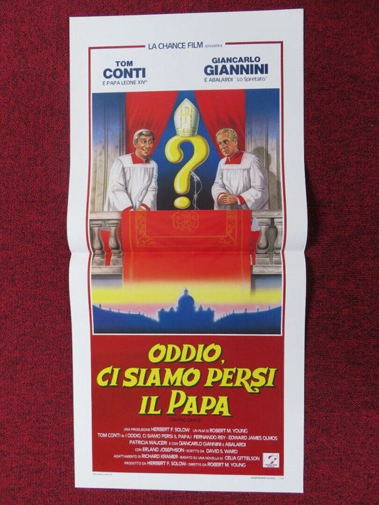 SAVING GRACE ITALIAN LOCANDINA (27.5"x13") POSTER TOM CONTI 1987 Movie posters