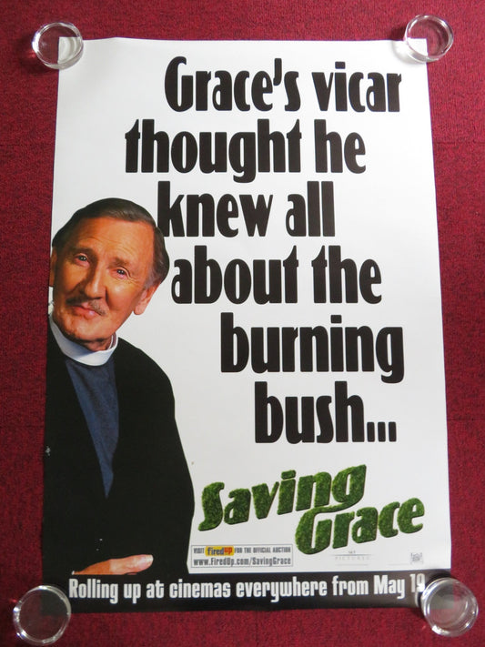SAVING GRACE US ONE SHEET ROLLED POSTER MARTIN CLUNES LESLIE PHILLIPS 2000 Rendezvous Cinema Movie posters