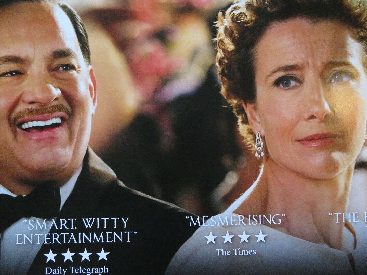 SAVING MR. BANKS QUAD (30"x 40") ROLLED POSTER TOM HANKS EMMA THOMPSON DISNEY Movie posters