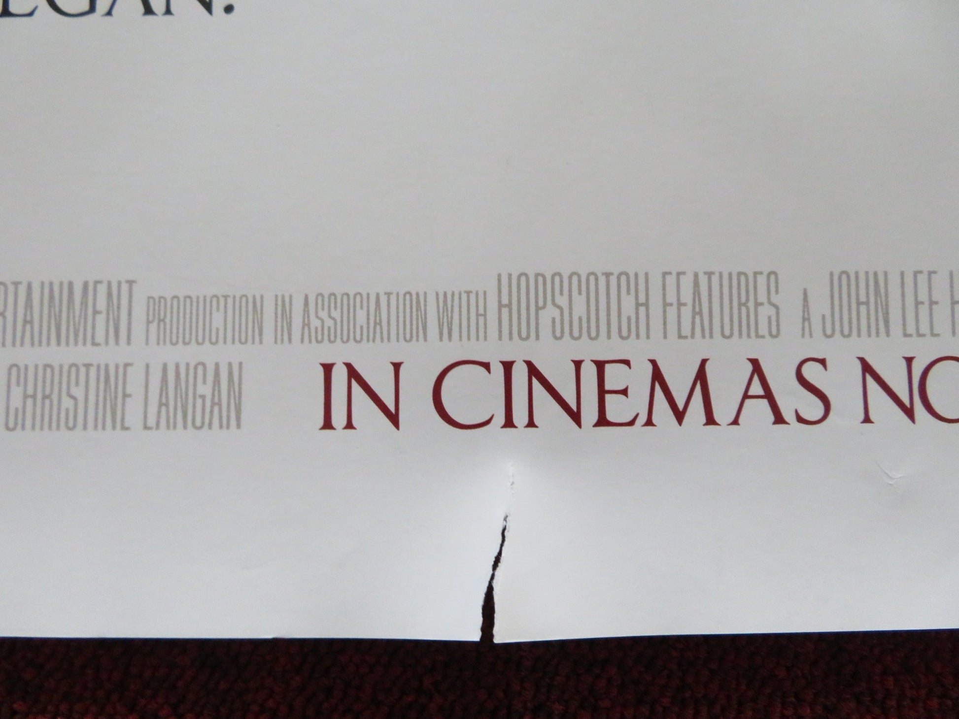 SAVING MR. BANKS UK QUAD ROLLED POSTER EMMA THOMPSON TOM HANKS 2013 Rendezvous Cinema Movie posters