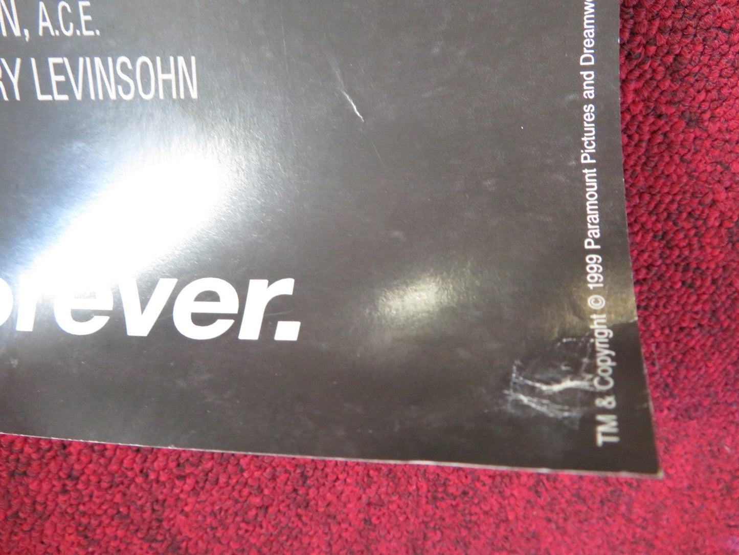 SAVING PRIVATE RYAN VHS VIDEO POSTER SPIELBERG TOM HANKS MATT DAMON 1998 Rendezvous Cinema Movie posters