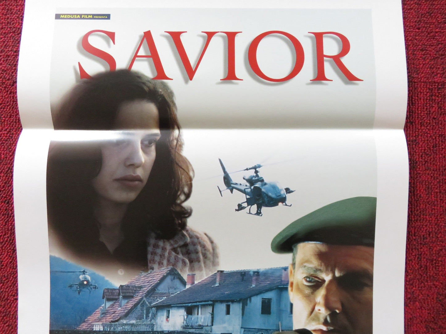 SAVIOR ITALIAN LOCANDINA POSTER DENNIS QUAID NASTASSJA KINSKI 1998 Rendezvous Cinema Movie posters
