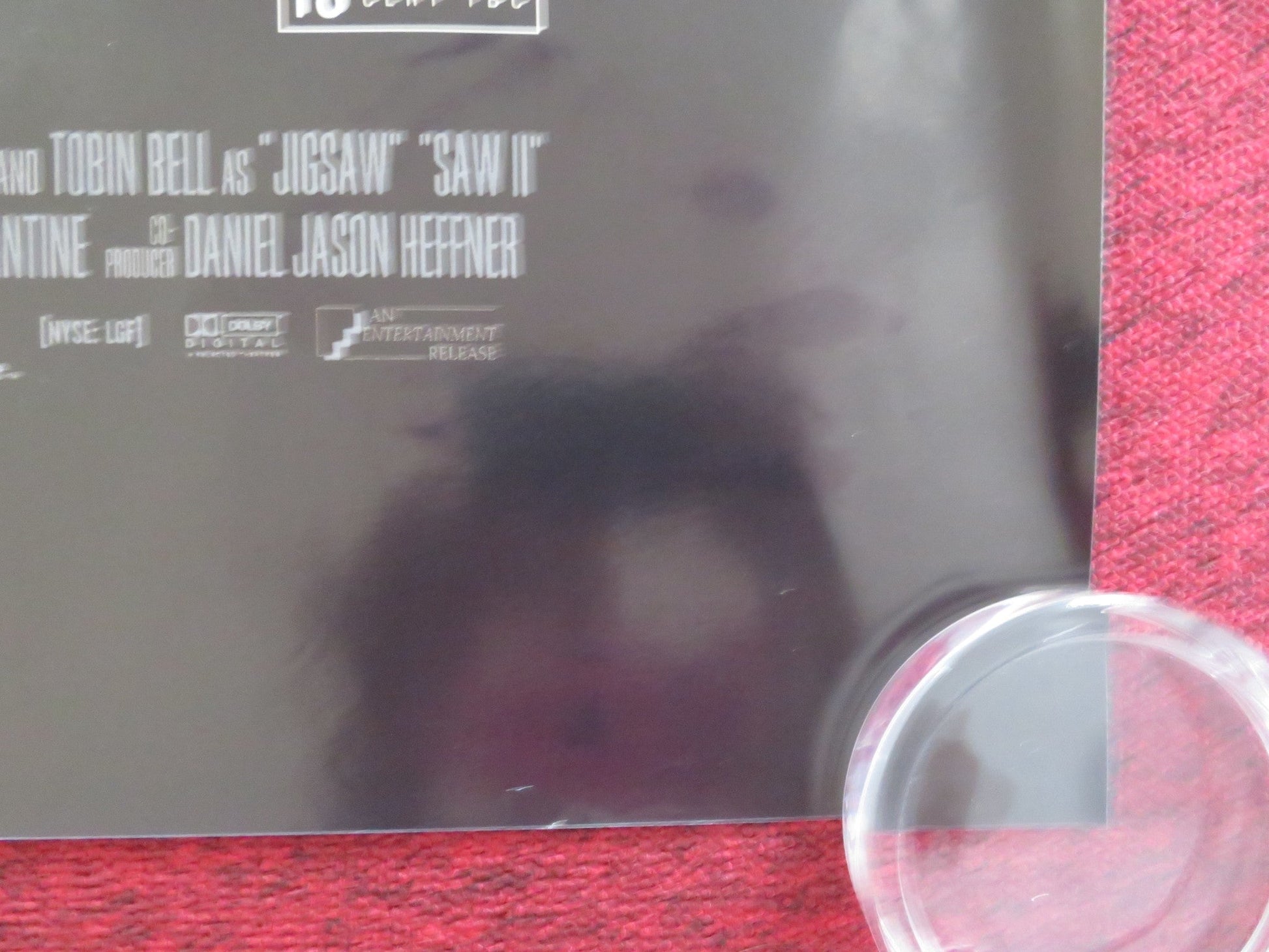 SAW II UK QUAD ROLLED POSTER TOBIN BELL SHAWNEE SMITH 2005 Rendezvous Cinema Movie posters