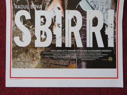 SBIRRI ITALIAN LOCANDINA (27.5"x13") POSTER SIMONETTA SOLDER 2009 Movie posters