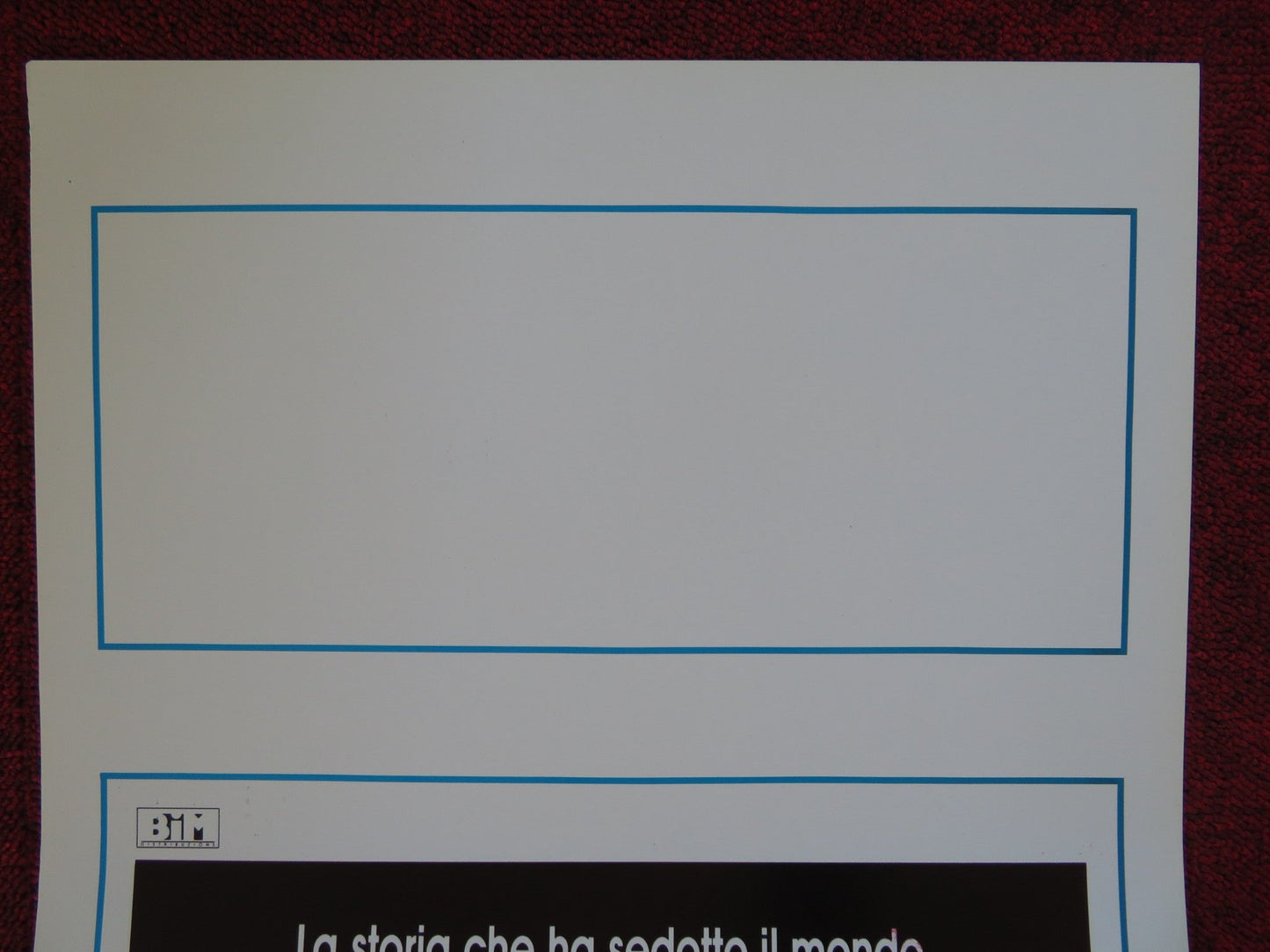 SCANDAL ITALIAN LOCANDINA (27.5"x13") POSTER JOHN HURT JOANNE WHALLEY 1989 Rendezvous Cinema Movie posters