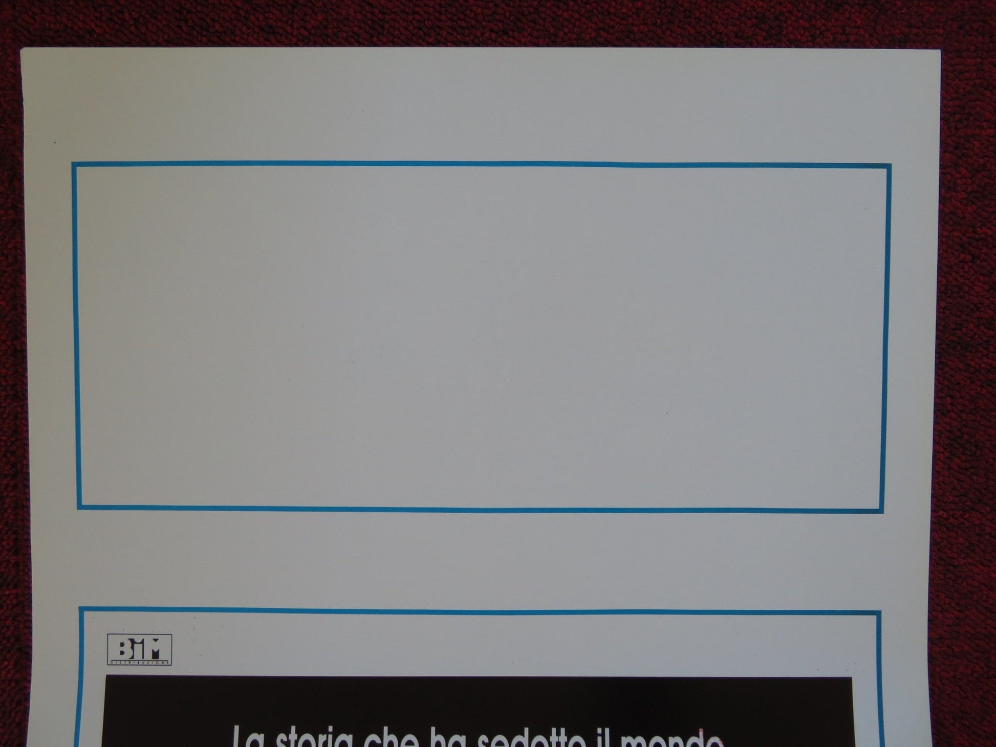 SCANDAL ITALIAN LOCANDINA (27.5"x13") POSTER JOHN HURT JOANNE WHALLEY 1989 Rendezvous Cinema Movie posters