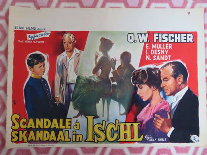 SCANDALE A ISCHL/ Scandal in Bad Ischl BELGIUM (15"x 21.5") POSTER O.W.FISCHER Movie posters