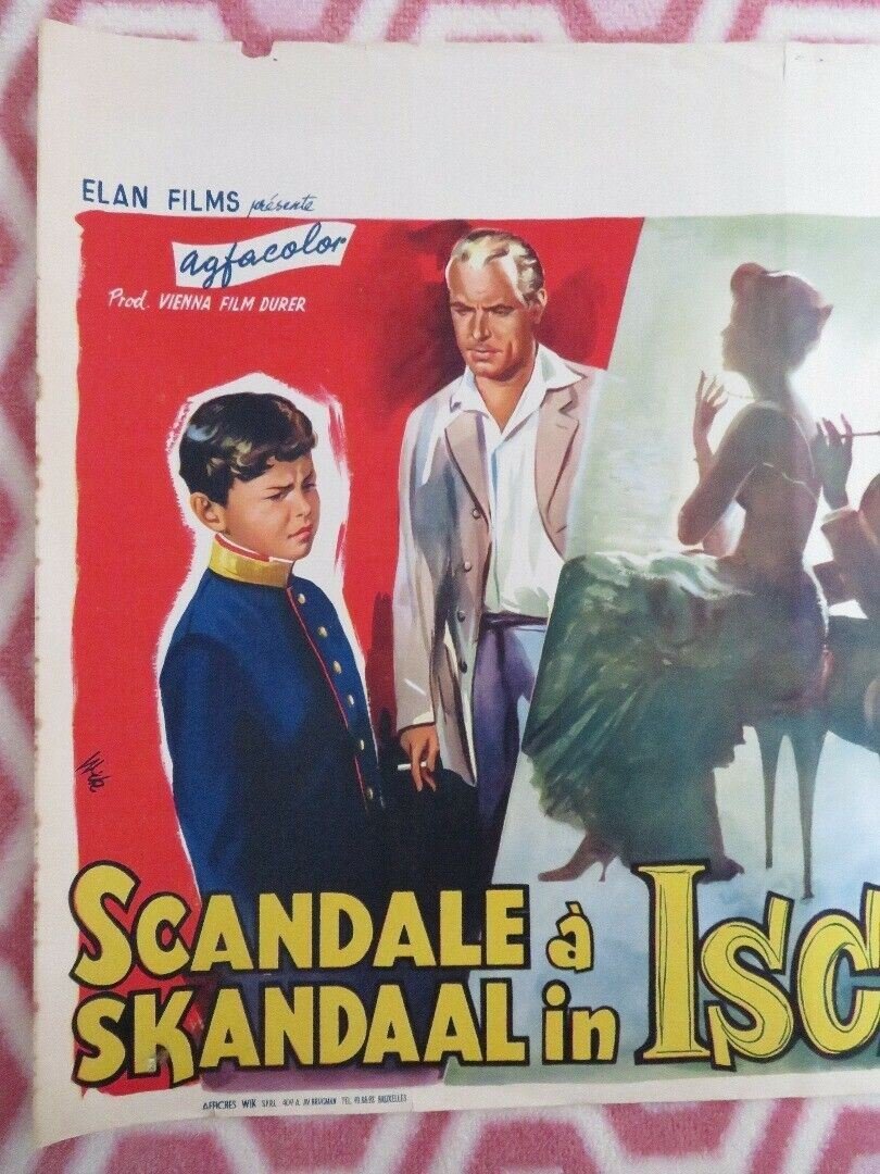 SCANDALE A ISCHL/ Scandal in Bad Ischl BELGIUM (15"x 21.5") POSTER O.W.FISCHER Movie posters