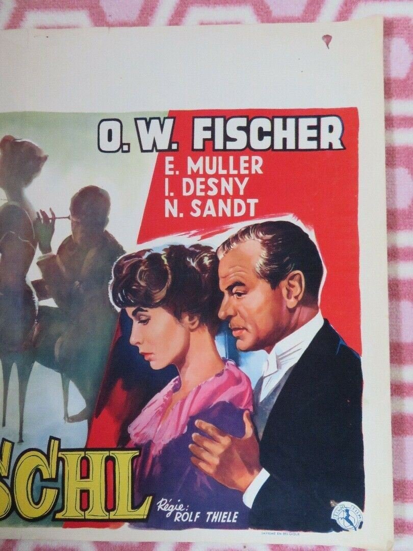 SCANDALE A ISCHL/ Scandal in Bad Ischl BELGIUM (15"x 21.5") POSTER O.W.FISCHER Movie posters