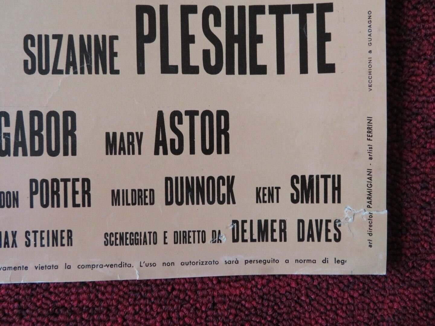 SCANDALE IN SOCIETA/ Youngblood Hawke - B ITALIAN FOTOBUSTA POSTER 1964 - Rendezvous Cinema