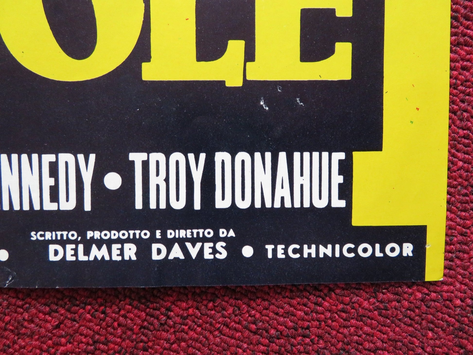 SCANDALO AL SOLE / A SUMMER PLACE - A ITALIAN FOTOBUSTA POSTER R EGAN 1959 Rendezvous Cinema Movie posters