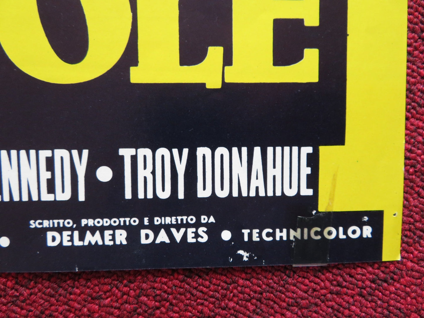 SCANDALO AL SOLE / A SUMMER PLACE - B ITALIAN FOTOBUSTA POSTER R EGAN 1959 Rendezvous Cinema Movie posters