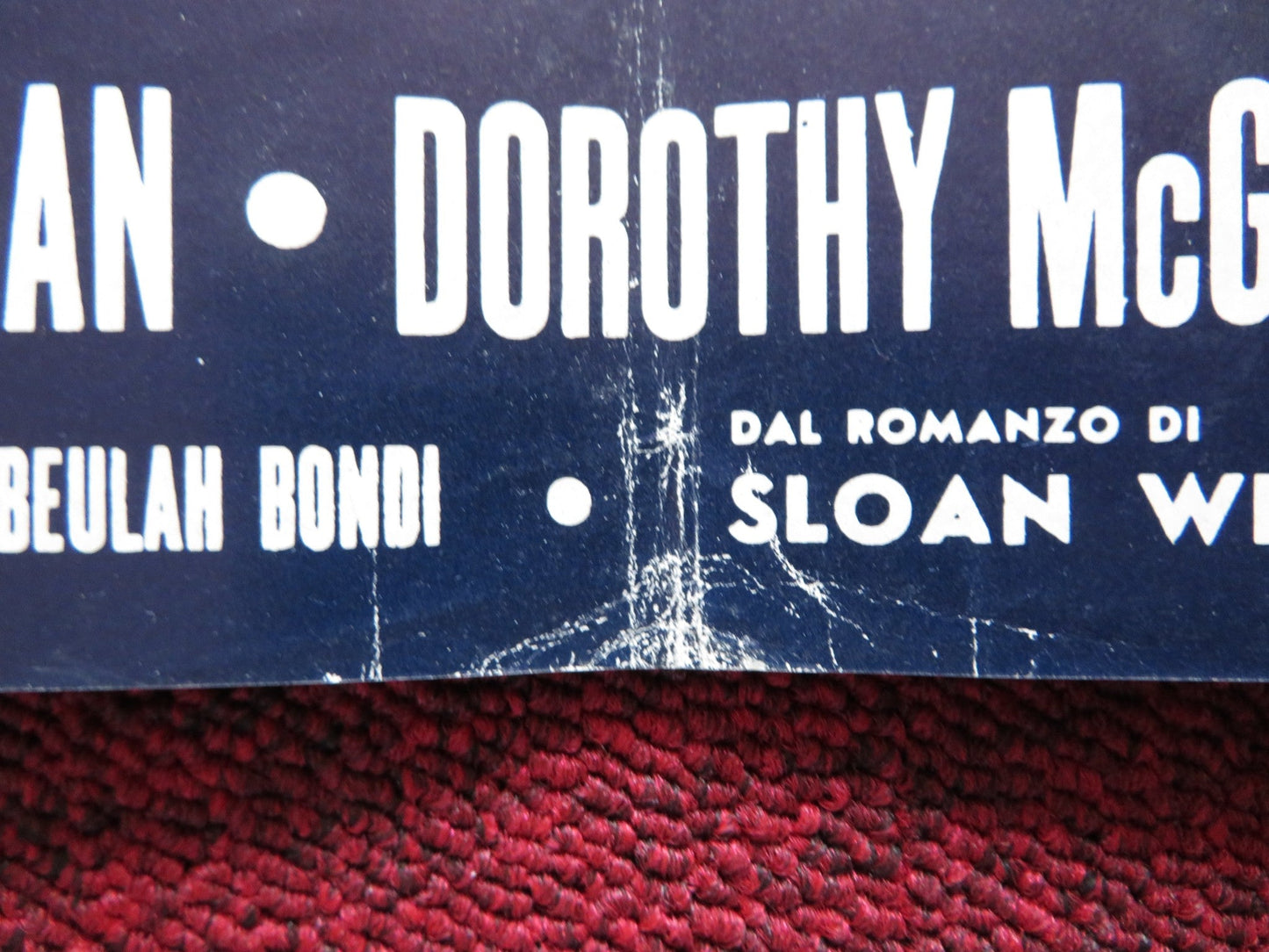 SCANDALO AL SOLE / A SUMMER PLACE - F ITALIAN FOTOBUSTA POSTER SANDRA DEE 1959 Rendezvous Cinema Movie posters