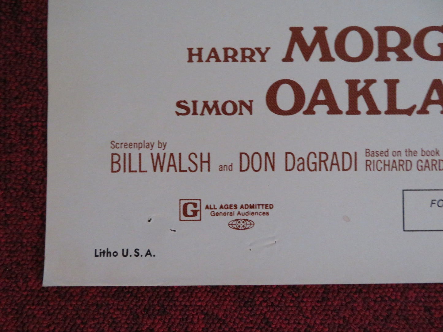 SCANDALOUS JOHN FOLDED US ONE SHEET POSTER BRIAN KEITH ALFONSO ARAU 1971 Rendezvous Cinema Movie posters