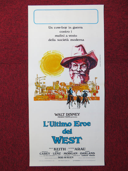 SCANDALOUS JOHN ITALIAN LOCANDINA POSTER DISNEY BRIAN KEITH ALFONSO ARAU 1972 Rendezvous Cinema Movie posters