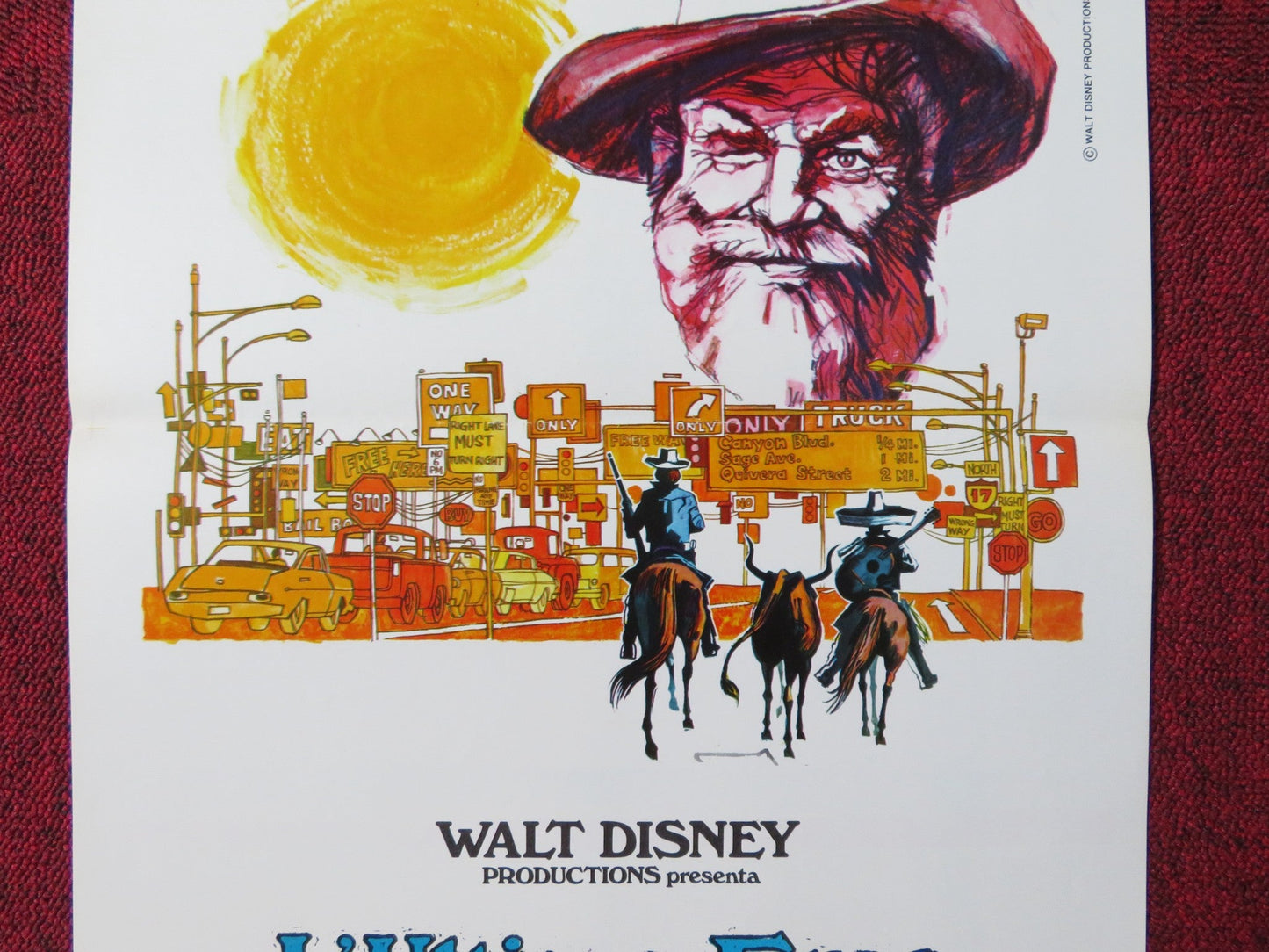 SCANDALOUS JOHN ITALIAN LOCANDINA POSTER DISNEY BRIAN KEITH ALFONSO ARAU 1972 Rendezvous Cinema Movie posters