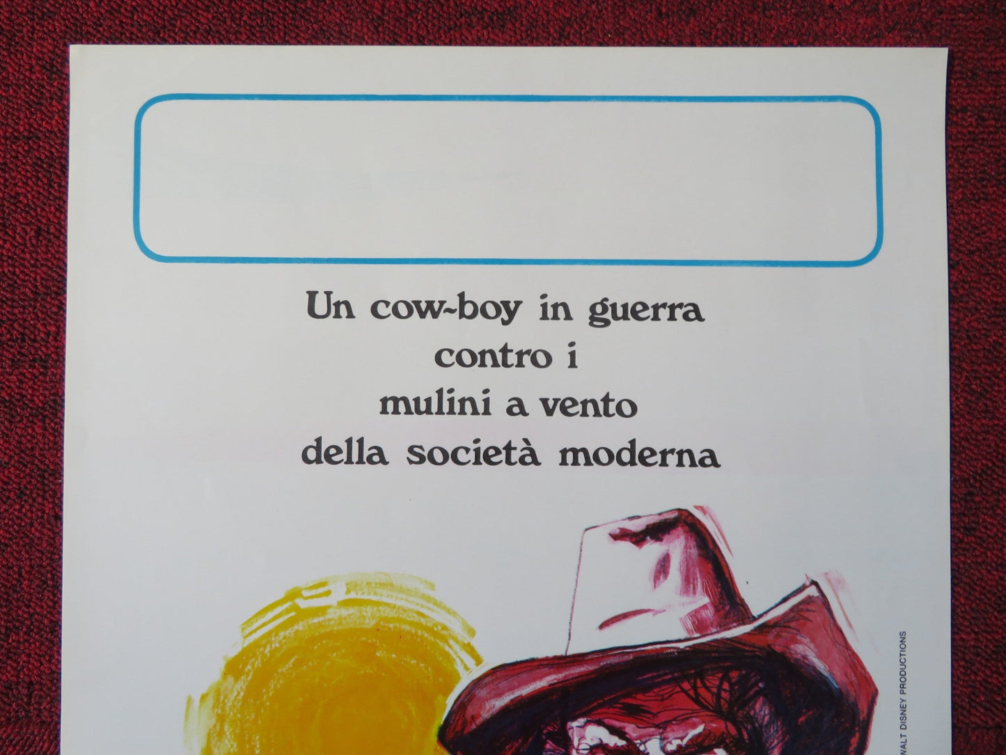 SCANDALOUS JOHN ITALIAN LOCANDINA POSTER DISNEY BRIAN KEITH ALFONSO ARAU 1972 Rendezvous Cinema Movie posters