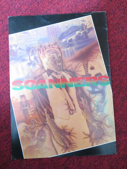 SCANNERS JAPANESE BROCHURE / PRESS BOOK MICHAEL IRONSIDE JENNIFER O'NEILL 1981 Rendezvous Cinema Movie posters