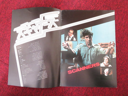 SCANNERS JAPANESE BROCHURE / PRESS BOOK MICHAEL IRONSIDE JENNIFER O'NEILL 1981 Rendezvous Cinema Movie posters