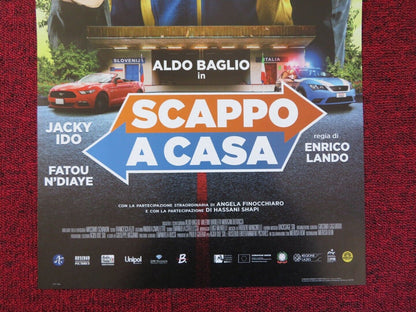 SCAPPO A CASA ITALIAN LOCANDINA (26.5"x12.5") POSTER JACKY IDO FATOU 2019 Rendezvous Cinema Movie posters