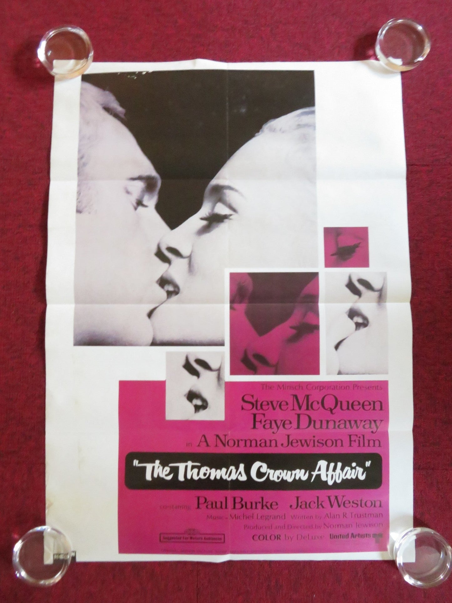 SCARFACE / THE THOMAS CROWN AFFAIR NEON MAGAZINE ROLLED 33.5" X 23.5" POSTER Rendezvous Cinema Movie posters