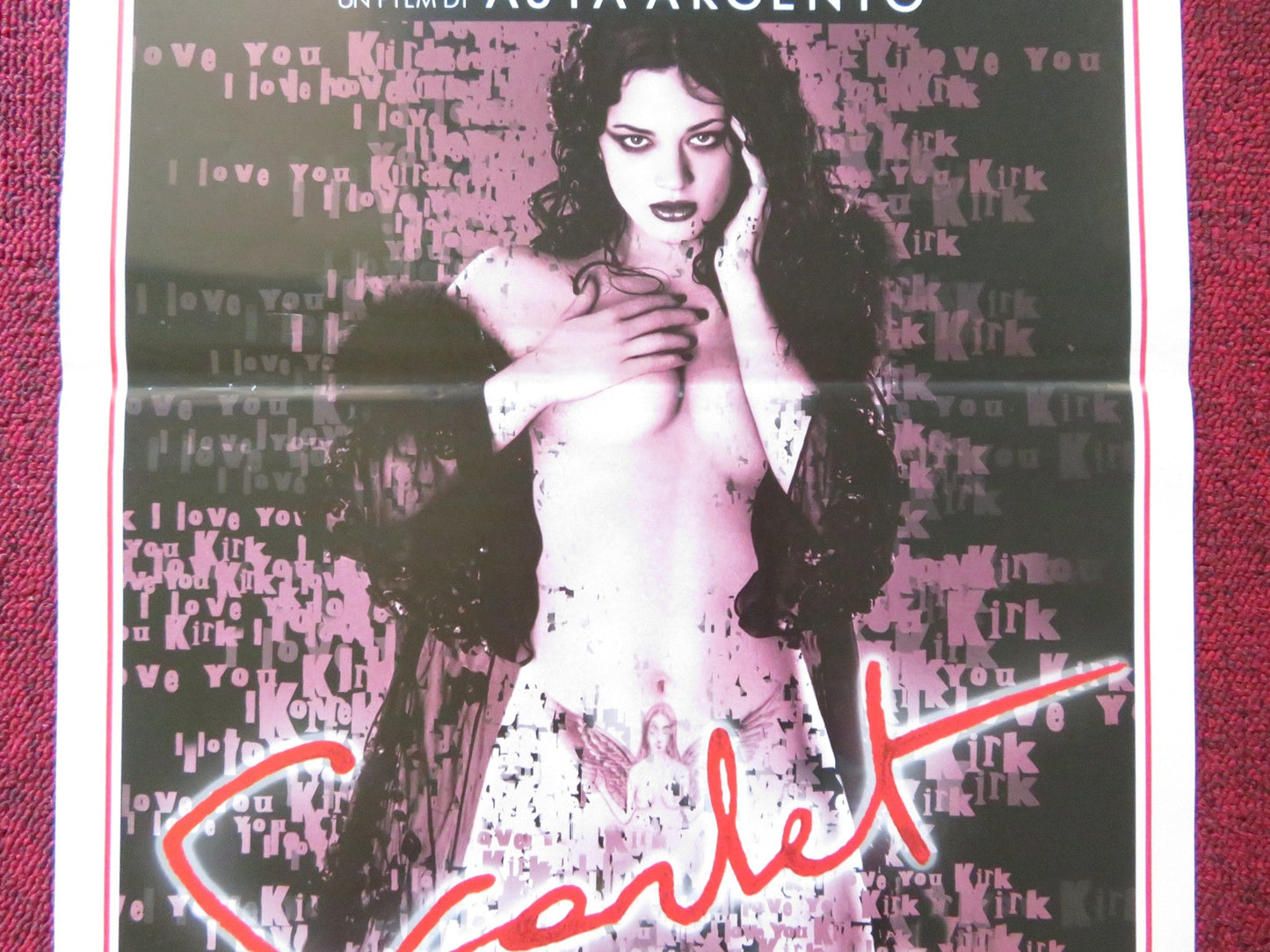 SCARLET DIVA ITALIAN LOCANDINA POSTER ASIA ARGENTO JEAN SHEPARD 2000 Rendezvous Cinema Movie posters