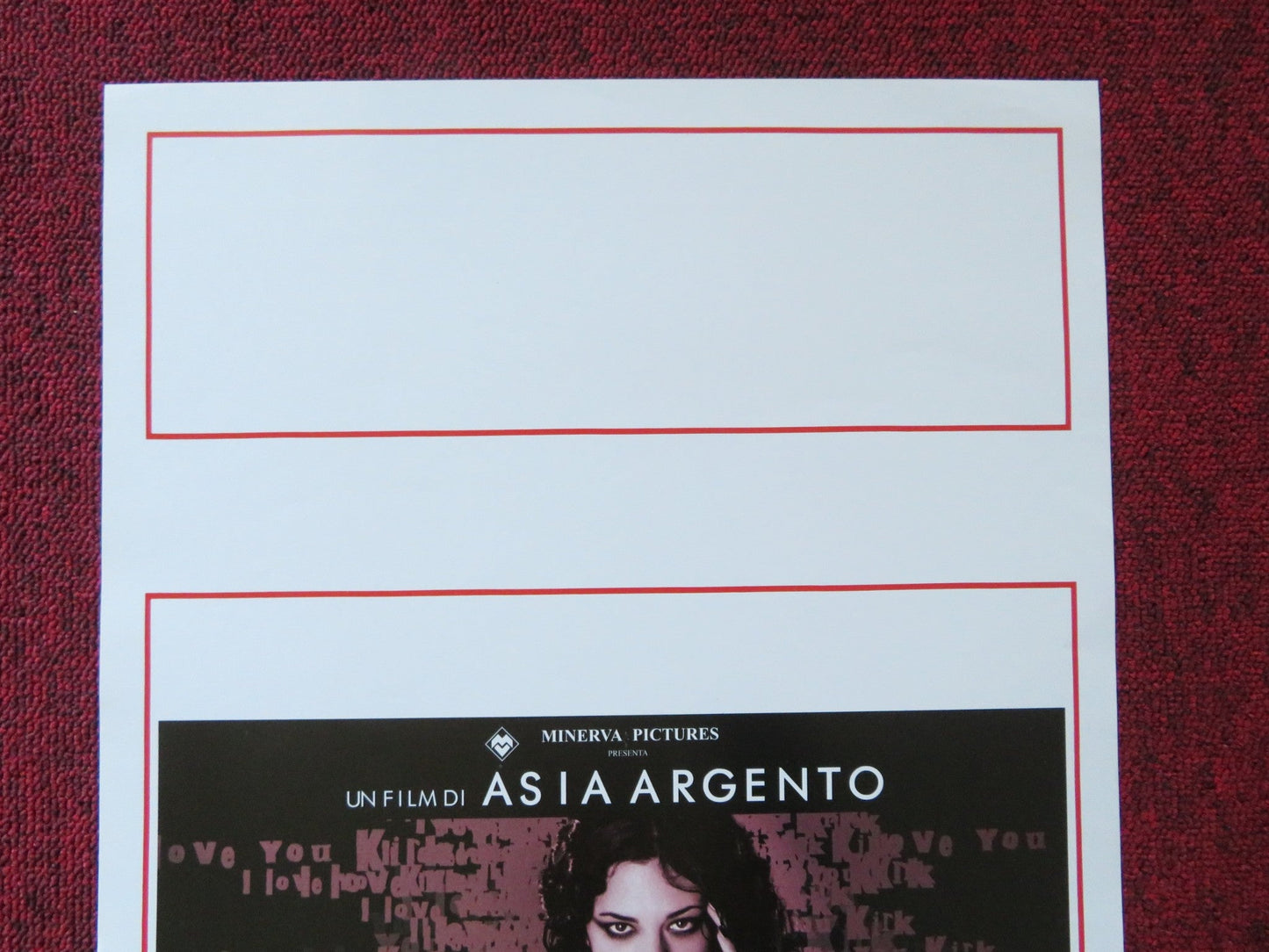 SCARLET DIVA ITALIAN LOCANDINA POSTER ASIA ARGENTO JEAN SHEPARD 2000 Rendezvous Cinema Movie posters