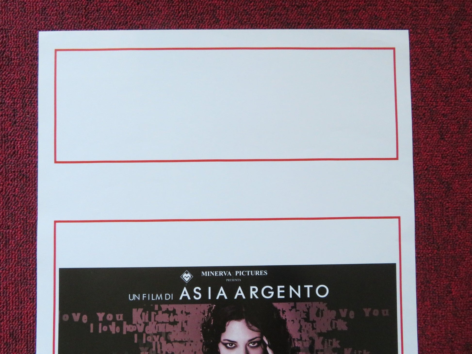 SCARLET DIVA ITALIAN LOCANDINA POSTER ASIA ARGENTO JEAN SHEPARD 2000 Rendezvous Cinema Movie posters