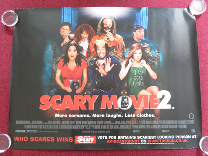 SCARY MOVIE 2 UK QUAD (30"x 40") ROLLED POSTER SHAWN WAYANS TIM CURRY 2001 Rendezvous Cinema Movie posters