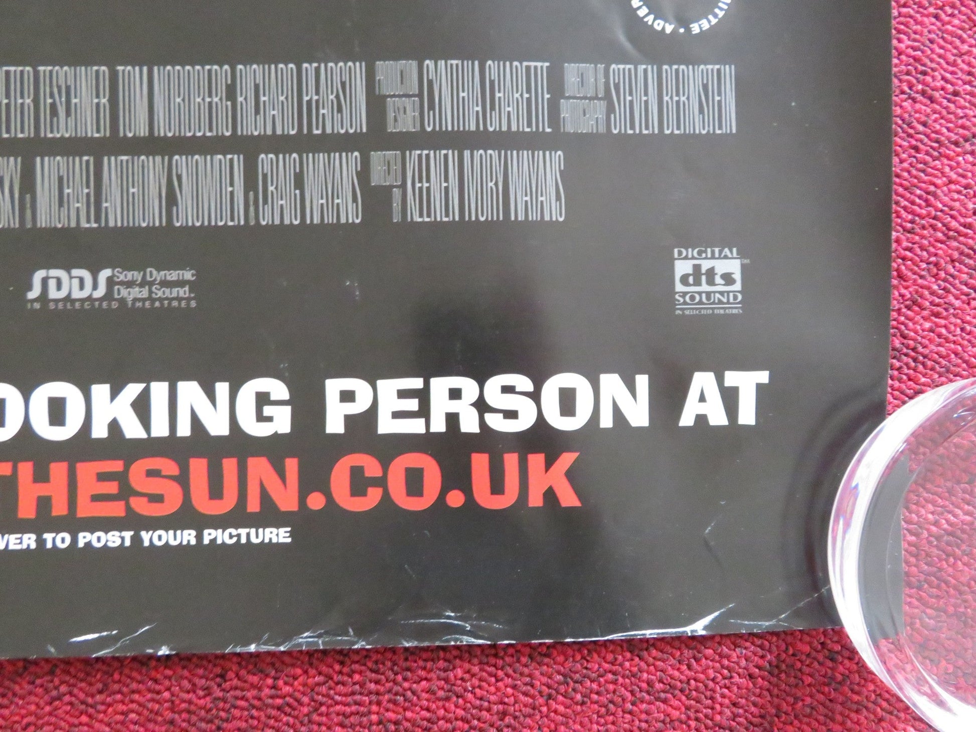 SCARY MOVIE 2 UK QUAD (30"x 40") ROLLED POSTER SHAWN WAYANS TIM CURRY 2001 Rendezvous Cinema Movie posters