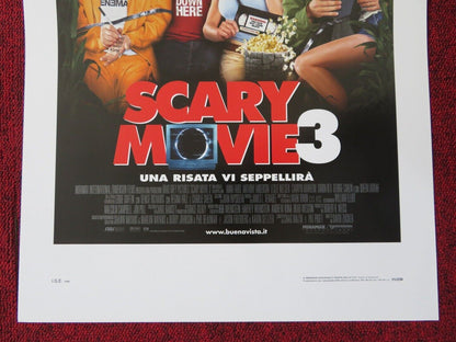SCARY MOVIE 3 ITALIAN LOCANDINA (27.5"x13") POSTER C SHEEN A FARIS 2003 Movie posters