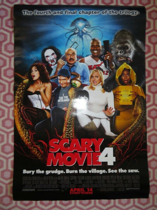 SCARY MOVIE 4 ONE SHEET ROLLED POSTER DAVID ZUCKER ANNA FARIS 2006 Rendezvous Cinema Movie posters